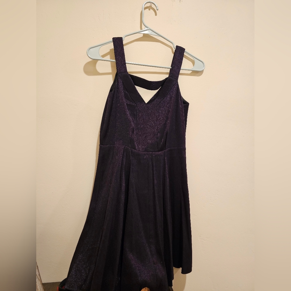 BCBGeneration Strapless Purple Dress
